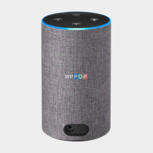 Heather Grey Fabric – Portable Bluetooth Smart speaker with Alexa