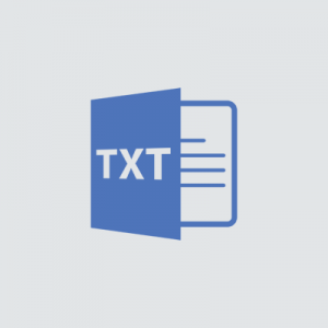 TXT Format Attachment – Product Manual